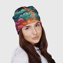 Шапка Молнии в виде разлома, цвет: 3D-принт — фото 2