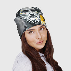 Шапка Античный портрет и краска, цвет: 3D-принт — фото 2