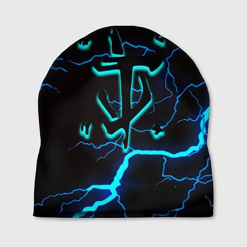 Шапка Doom молнии неоновые / 3D-принт – фото 1