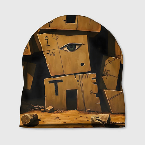 Шапка Глаза в каменных домах / 3D-принт – фото 1