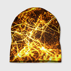 Шапка Текстура золотые нити
