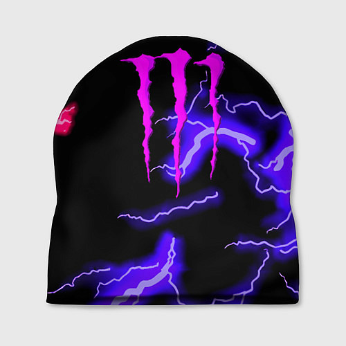 Шапка Monster energy неоновый шторм / 3D-принт – фото 1