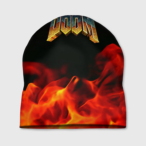 Шапка Doom огненная текстура / 3D-принт – фото 1
