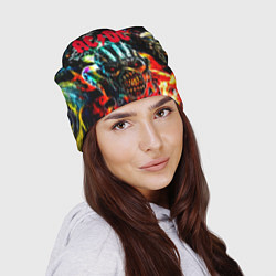 Шапка ACDC рок монстры, цвет: 3D-принт — фото 2