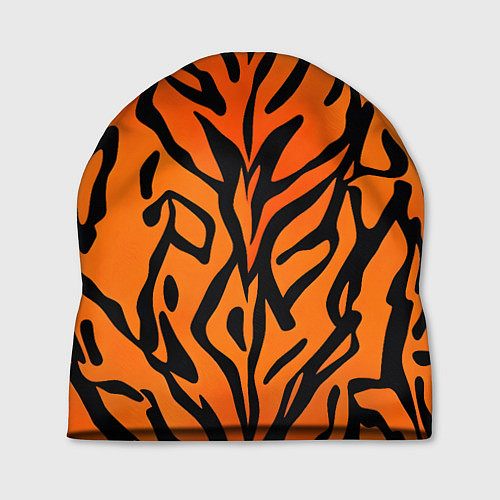 Шапка Тигровый огненный паттерн / 3D-принт – фото 1
