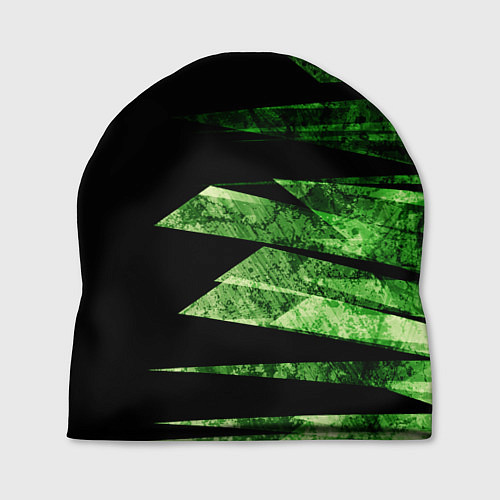 Шапка Color green black / 3D-принт – фото 1