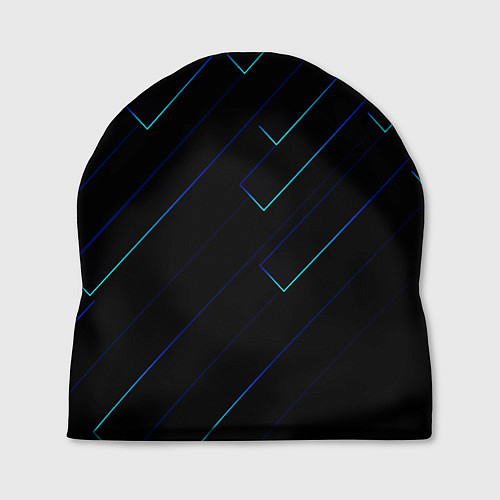 Шапка Color blue black / 3D-принт – фото 1