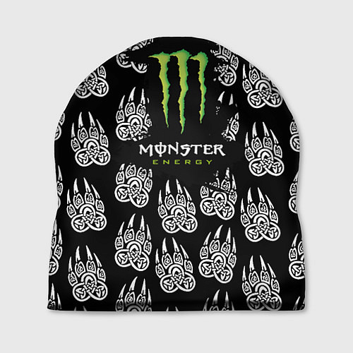 Шапка Monster energy медвежьи лапы / 3D-принт – фото 1