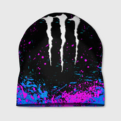 Шапка Monster energy неоновый всплеск