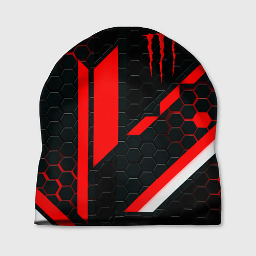 Шапка Monster energy sport geometry / 3D-принт – фото 1