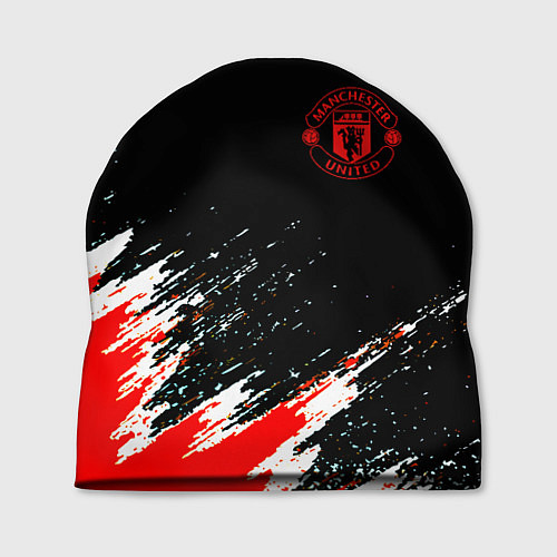 Шапка Манчестер краски штрихи / 3D-принт – фото 1