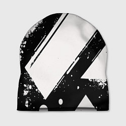 Шапка Color black white