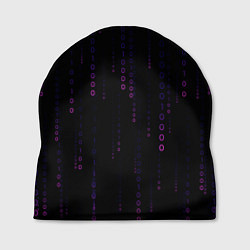 Шапка Color black pink
