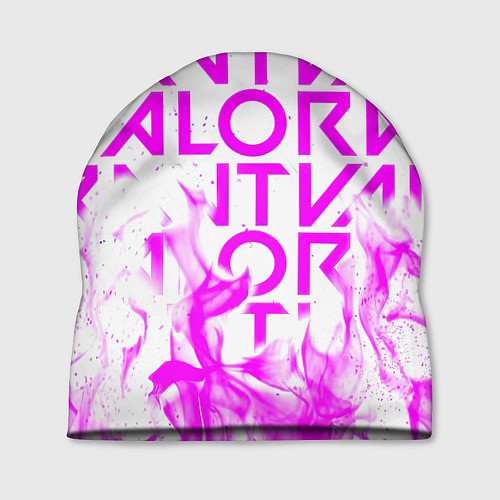 Шапка Valorant розовый огонь / 3D-принт – фото 1