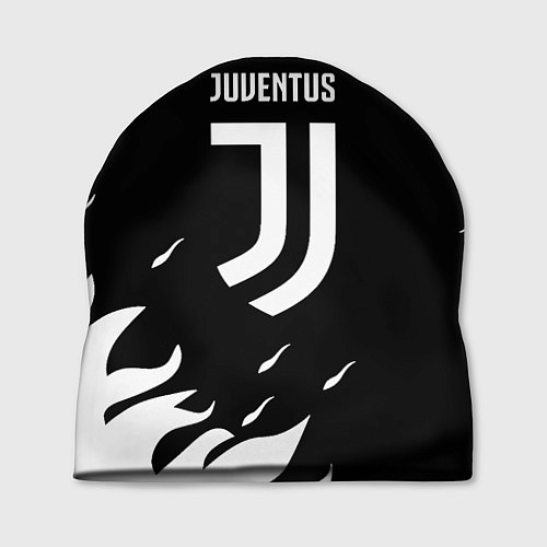 Шапка Juventus black fire / 3D-принт – фото 1