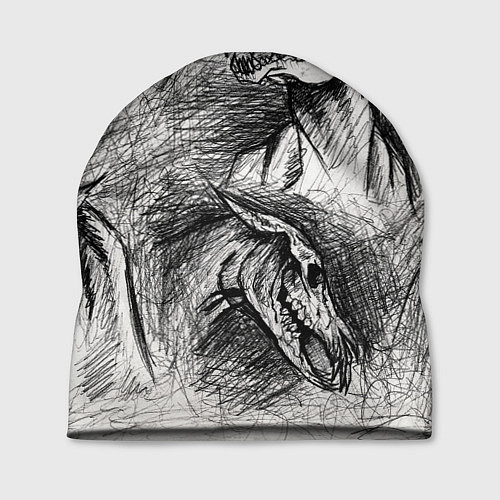 Шапка Черепа лошадей / 3D-принт – фото 1