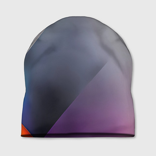 Шапка Color grey with stripes / 3D-принт – фото 1
