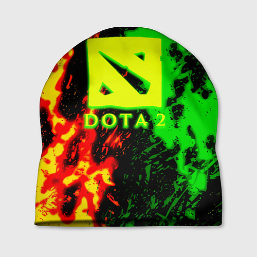 Шапка Dota 2 кислотные краски / 3D-принт – фото 1