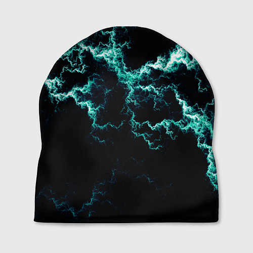 Шапка Lightning light blue glow / 3D-принт – фото 1