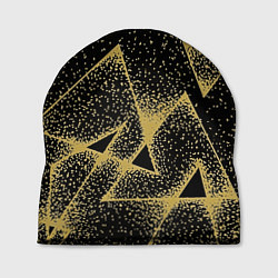 Шапка Triangle yellow with dots