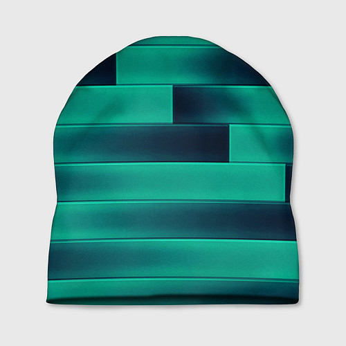 Шапка Color light blue square / 3D-принт – фото 1