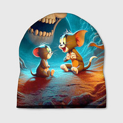 Шапка Том общается с Джерри в ночь на хэллоуин