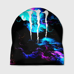 Шапка Monster energy космическая абстракция, цвет: 3D-принт