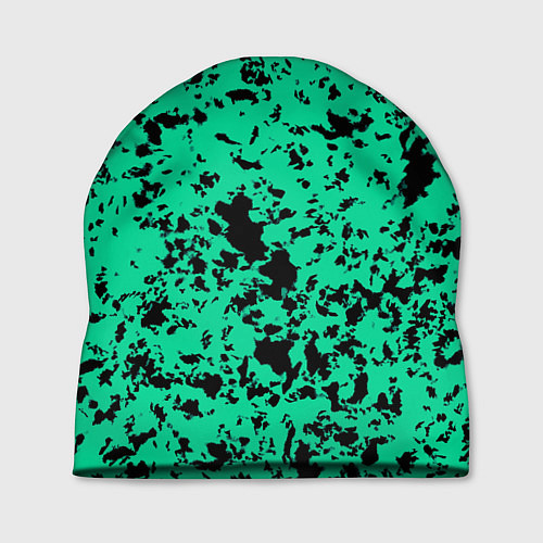 Шапка Нефритовый зелёный пятнистый / 3D-принт – фото 1