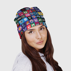 Шапка Команды НБА разноцветные, цвет: 3D-принт — фото 2