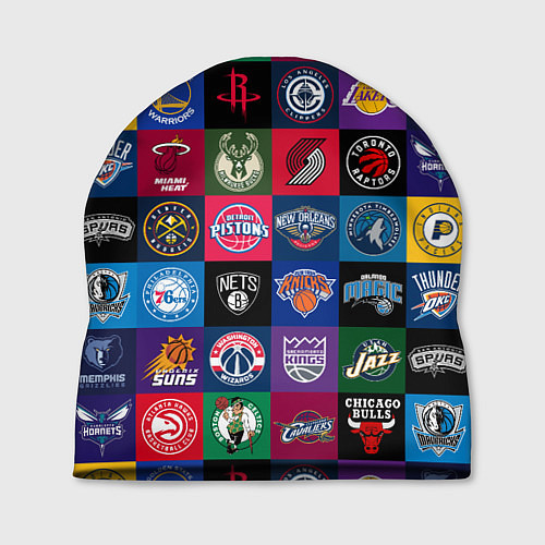 Шапка Команды НБА разноцветные / 3D-принт – фото 1