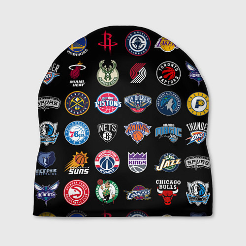 Шапка Команды НБА на черном фоне / 3D-принт – фото 1