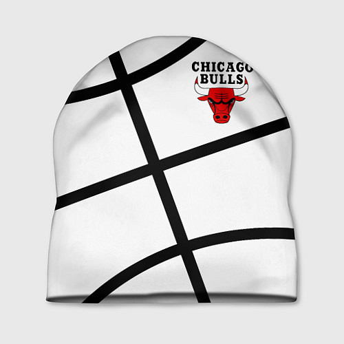 Шапка Чикаго Буллз на белом фоне / 3D-принт – фото 1