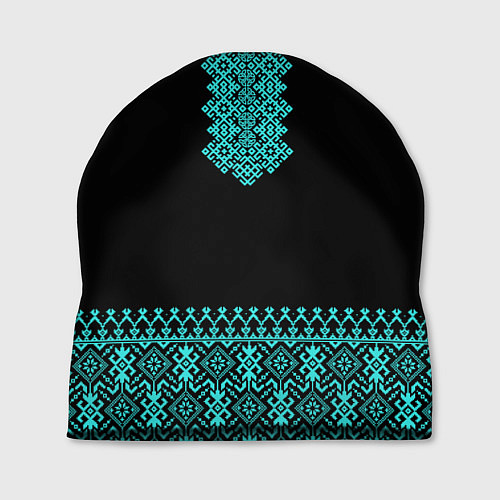 Шапка Обережная вязь - вышиванка / 3D-принт – фото 1
