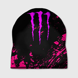 Шапка Monster energy неоновые краски лого, цвет: 3D-принт