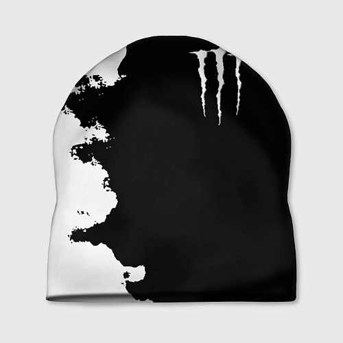 Шапка Monster energy краски белые / 3D-принт – фото 1