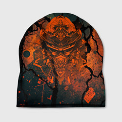 Шапка Шлем кибернетического самурая, цвет: 3D-принт