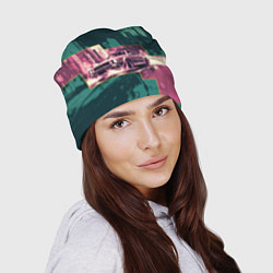 Шапка Дрифтующий спорткар, цвет: 3D-принт — фото 2