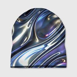 Шапка Серебро жидкий металл