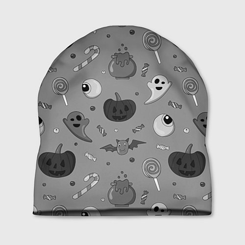 Шапка Halloween grey / 3D-принт – фото 1