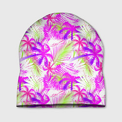 Шапка Palm tree pink