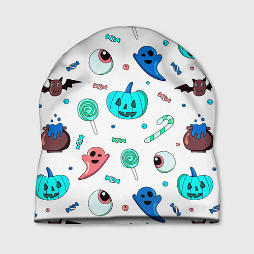 Шапка Halloween light blue pumpkin / 3D-принт – фото 1