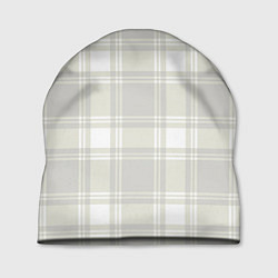 Шапка Checked white completely, цвет: 3D-принт