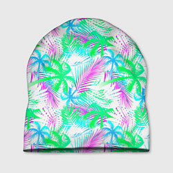 Шапка Palm green light blue, цвет: 3D-принт
