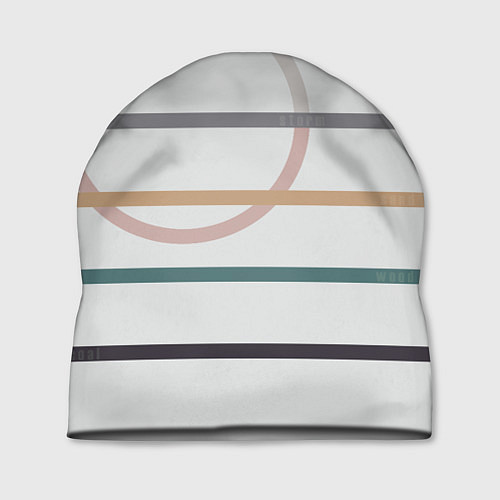 Шапка Stripes and circle / 3D-принт – фото 1