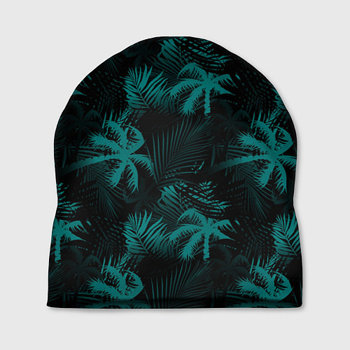 Шапка Palm light blue dark / 3D-принт – фото 1