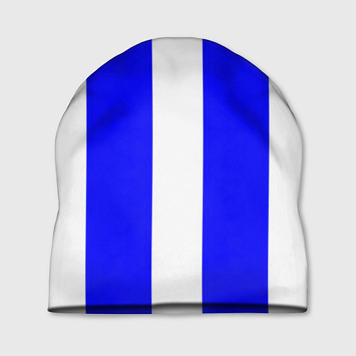 Шапка Color white blue line / 3D-принт – фото 1