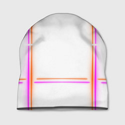 Шапка Neon white orange pink