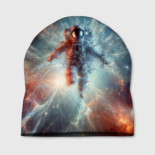 Шапка Космонавт в космической туманности / 3D-принт – фото 1