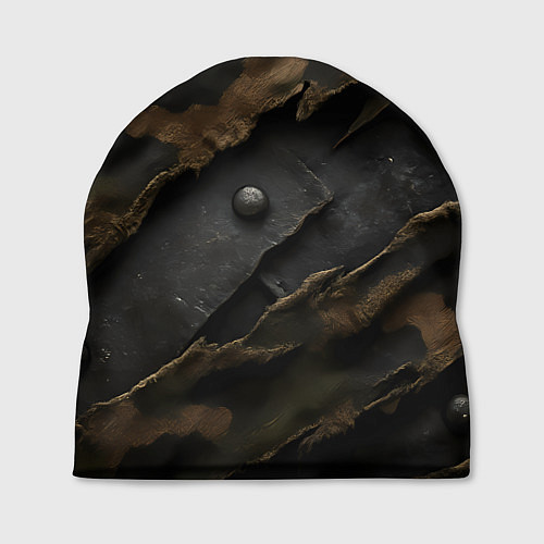 Шапка Камуфляжная ткань на металле / 3D-принт – фото 1