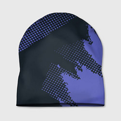 Шапка Абстрактная текстура в синем